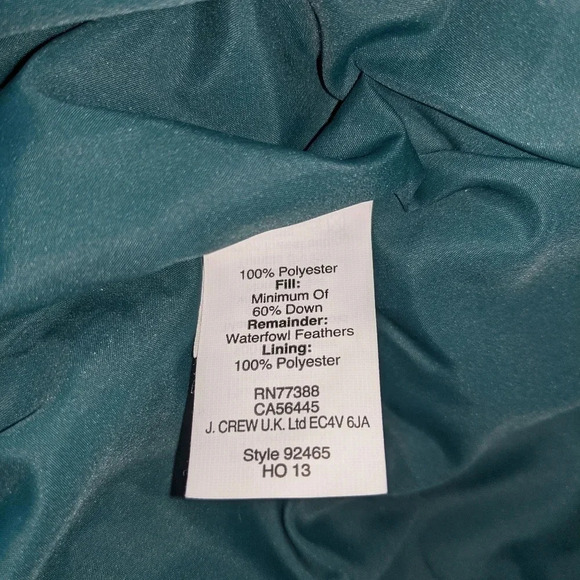 J. Crew Excursion Quilted Vest Hunter Green Down Filled Gorpcore Preppy S - Picture 7 of 7